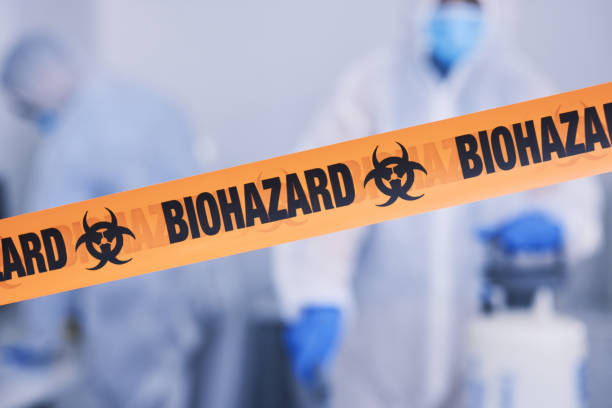 Professional Biohazard technician working in Newark, AR